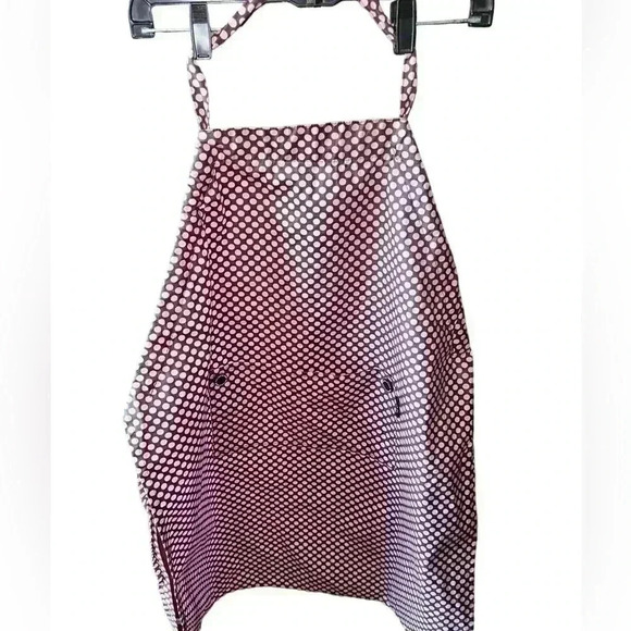 two lumps of sugar Other - Two Lumps of‎ Sugar brown & pink polka dot apron coated with polyurethane. EUC